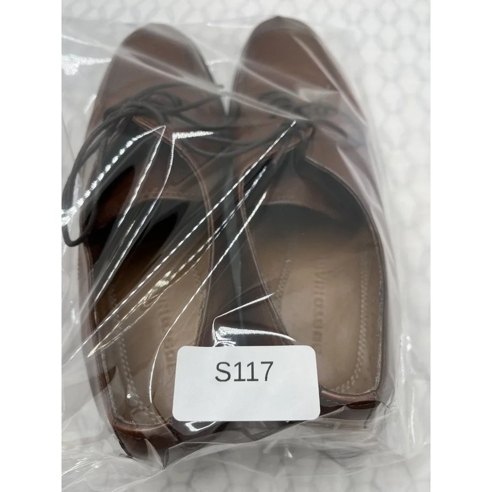 Bostonian Men's 10M Dress Shoes Brown Genuine Leather Lace Up Split Toe Oxfords